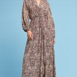 Anthropologie Nico  Maxi Wrap Dress